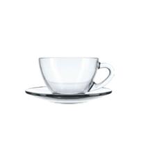 Xícaras Com Pires Astral 240ml-Café C/Leite Chocolate Chá 12