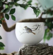 Xícaras de chá de café xícara de chá de cerâmica xícara de chá zen em forma de ovo pequena xícara de chá