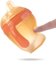 xícaras de sippy para o bebê de 6 meses copos de silicone bebê sippy com canudos Copos de sippy para de 1 ano de idade copo de bebê à prova de derramamento, kit de uso duplo, fácil de limpar, livre de bpa - BOLOLO