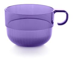 Xícaras premier lilás policarbonato da tupperware