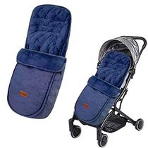 XIFAMNIY Toddler Multi-Use Oudtoor Universal Stroller Bunting Bag, Winter Baby Warm Stroller Bunting Bag, Terno para 0-12M (Veludo Cowboy)