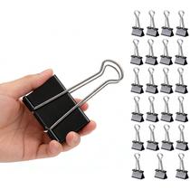 XIIFIIFII Pacote com 24 Grampos de Arquivo Jumbo Extra Grandes de 7,5 cm, Grampos de Metal Pretos para Escritório, Casa, Escola e Material de Arte