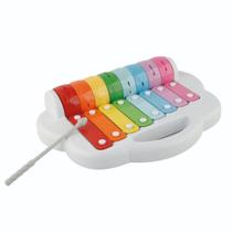 Xilofone 2 em 1 Infantil Com 8 Notas Musicais Arco Iris - ZIPPY TOYS Xilofone 2 em 1 Infantil Com 8 Notas Musicais Arco Iris - ZIPPY TOYS