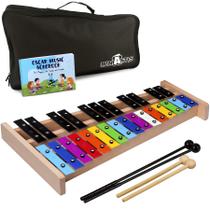 Xilofone Glockenspiel MINIARTIS Full Size 27 Note com acessórios