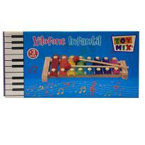 Xilofone Infantil Brinquedo Musical Com 8 Notas - Toy Mix
