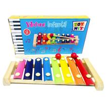Xilofone Infantil Brinquedo Musical Diferente Com 8 Notas