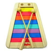 Xilofone Infantil Madeira - Grande - 2 Baquetas - Multicolorido 100% Artesanal Xilofone Infantil Madeira - Grande - 2 Baquetas - Multicolorido 100% Artesanal