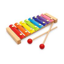 Xilofone Infantil Musical Brinquedo Colorido Montessori 24cm