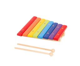 Xilofone kidzzo colorido 8 teclas em madeira 17666