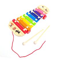 Xilofone Metalofone Madeira Vanguarda Infantil Com 8 Notas Xilofone Metalofone Madeira Vanguarda Infantil Com 8 Notas