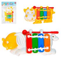 Xilofone musical infantil animais 14cm Xilofone musical infantil animais 14cm