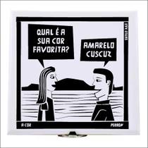 Xilogravura queimada no azulejo ( cuscuz )