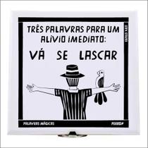 Xilogravura Va se Lascar em azulejo