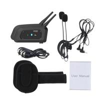 XiNOWY V6C PRO Full Duplex 1200M Futebol 2 Árbitro Arbitragem Earhook Bluetooth Intercom Headset