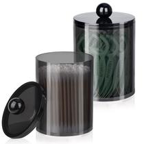 XIPENGKEJI Conjunto com 2 Potes de Plástico 300ml-350ml Preto XIPENGKEJI Conjunto com 2 Potes de Plástico 300ml-350ml Preto