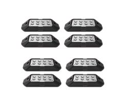 XKGLOW XK052001-8WA 8 unidades de Módulos de Strobo LED Ultra Brilhantes IP67 XKGLOW XK052001-8WA 8 unidades de Módulos de Strobo LED Ultra Brilhantes IP67