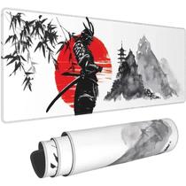 Xl Japonês Samurai Tree Sun Mouse Pad Gaming Xxl Borracha Natural Tapete De Mesa Antiderrapante Para