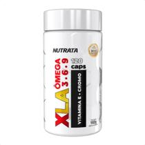 XLA Ômega 3 6 9 Cromo Vitamina E 120 Capsulas Nutrata