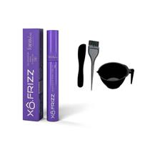 Xô Frizz Reduz Fios Arrepiados Forever Liss+Cumbuca Espátula