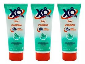 Xô inseto baby com icaridina 100 ml kit com 3