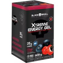 Xtreme Energy Gel - Caixa C/ 10 Saches 30g Cada - Black Skull