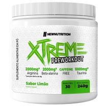 Xtreme sem Cafeína - 240g Limão - NewNutrition