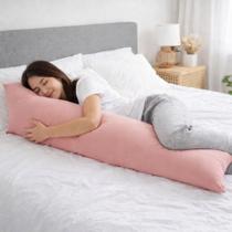 Xuxão de Corpo Travesseiro Almofada Descanso Com Fronha Antialérgico 1,35x0,35