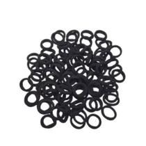 Xuxinha de Cabelo Kit 360 Unidades Infantil e Adulto Elástico de Meia Preto OEM