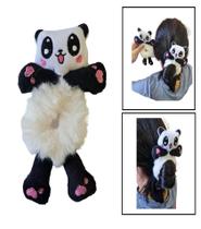 Xuxinha Pelúcia Bichinhos Urso Panda com elástico Infantil Xuxinha Pelúcia Bichinhos Urso Panda com elástico Infantil