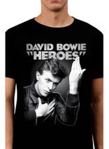 Xx Camiseta David Bowie Heroes Of0223 Consulado Do Rock