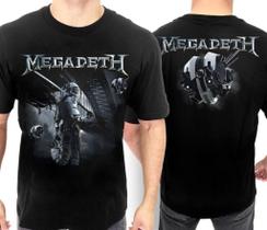 XX Camiseta Megadeth Of0065 Consulado Do Rock Plus Size