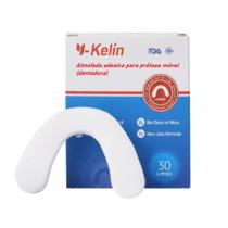 Y-Kelin Dentura almofada fita adesiva, superior 30 almofadas, Parte de baixo, Super Conforto