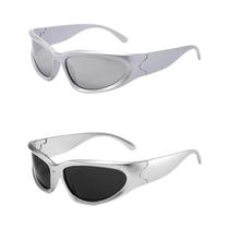 Y2K Sports Sunglasses para homens e mulheres, óculos de ciclismo UV400, Novo