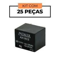 Ya303h-c-12v-40 Rele 12v 1c 15a Ax1rc2 - Kit 25 Pçs