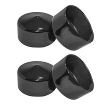 YAFIYGI Tampas de Borracha para Tubo 2 Polegadas Pretas em Vinil, Kit com 4 YAFIYGI Tampas de Borracha para Tubo 2 Polegadas Pretas em Vinil, Kit com 4
