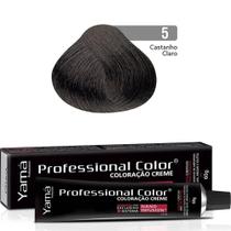 Yamá Color - Coloração Creme Nano Infusion 5.0 Castanho Claro 60g