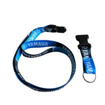 Yamaha Chaveiro Cordão Porta Chaves de Motos, Carros e Caminhões na Cor Azul Yamaha com Engate Rápid