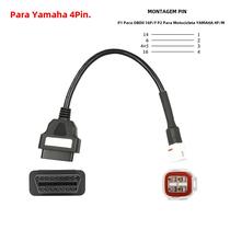 Yamaha Honda 3 Em 1 Cabo Conector De Diagnóstico De Motocicleta Adaptador Obd2 Extensão De 3 Pinos 4