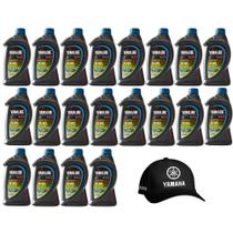 Yamalube TCW3 2 Tempos Óleo Náutico Premium Kit 20 Litros Mais Boné Yamalube TCW3 2 Tempos Óleo Náutico Premium Kit 20 Litros Mais Boné