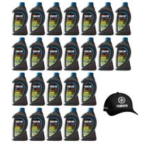 Yamalube TCW3 2 Tempos Óleo Náutico Premium Kit 24 Litros Mais Boné Yamalube TCW3 2 Tempos Óleo Náutico Premium Kit 24 Litros Mais Boné