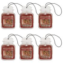 Yankee Candle Car Jar Ultimate Aromatizador Automotivo Guirlanda de Outono 6 Unidades