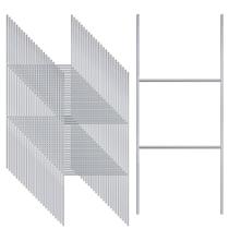 Yard Sign Stakes Gtongoko H Frame Metal 16,5 x 7 cm, calibre 9 x 25 Yard Sign Stakes Gtongoko H Frame Metal 16,5 x 7 cm, calibre 9 x 25