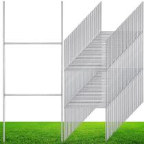 Yard Sign Stakes H Frame Metal 100 unidades para placas de 4 mm e 5 mm Yard Sign Stakes H Frame Metal 100 unidades para placas de 4 mm e 5 mm