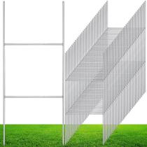 Yard Sign Stakes H Frame Metal 60 unidades para placas de 4 mm e 5 mm Yard Sign Stakes H Frame Metal 60 unidades para placas de 4 mm e 5 mm