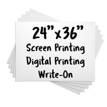 Yard Sign VIBE INK Extra Large Blank White 24x36 em pacote com 2