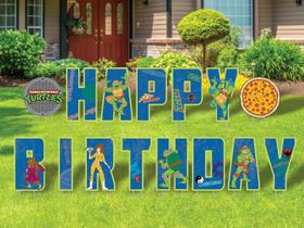 Yard Signs Feliz Aniversário de Teenage Mutant Ninja Turtles