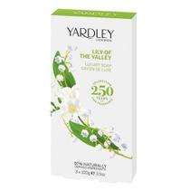 YARDLEY LILY OF THE VALLEY SAVON DE LUXE CELEBRATING EDITION 3X 100g YARDLEY LILY OF THE VALLEY SAVON DE LUXE CELEBRATING EDITION 3X 100g