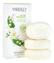 YARDLEY LILY OF THE VALLEY SAVON DE LUXE CELEBRATING EDITION 3X 100g YARDLEY LILY OF THE VALLEY SAVON DE LUXE CELEBRATING EDITION 3X 100g