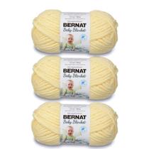 Yarn Bernat Baby Blanket Baby Yellow 100g poliéster 6