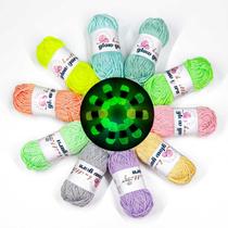 Yarn BulingBuling Glow in Dark, pacote com 10, 520 g, 550 jardas